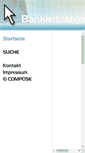 Mobile Screenshot of bankleitzahlen-suche.de